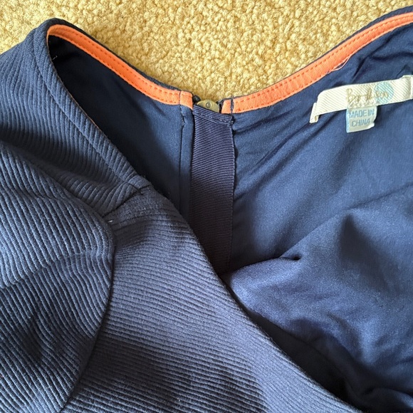 Boden Elegant Navy 3/4 Sleeve Dress 8R 8 regular scoop neck - Picture 4 of 6